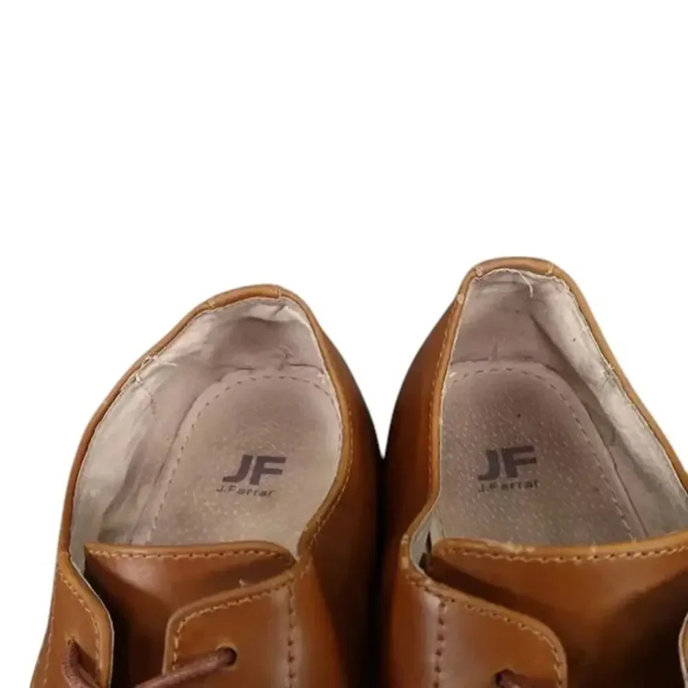 J.Ferrar Shoes Mens 9 Oxford Derby Dress Formal Classic Bike Toe Professional
